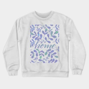 Watercolor home foliage - lilac Crewneck Sweatshirt